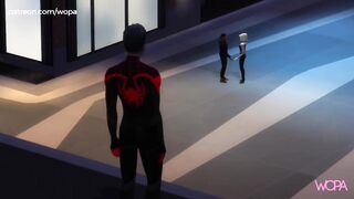 SPIDER GWEN BETRAYING SPIDER-MAN - HE FOLLOWS AND SPYS