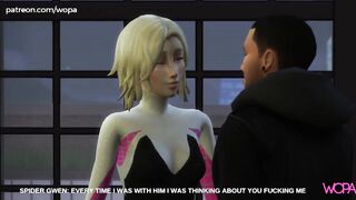 SPIDER GWEN BETRAYING SPIDER-MAN - HE FOLLOWS AND SPYS