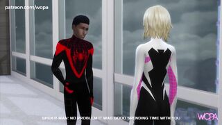 SPIDER GWEN BETRAYING SPIDER-MAN - HE FOLLOWS AND SPYS