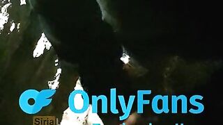 Siria blowjob at the beach at night, blindfolded, UNCENSORED (full video ONLY on Onlyfans)