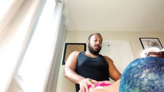 Dame Fucks Ebony Babe Doggystyle - DaddyDame