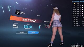 Beat Saber VR play ???? with vibrator in pussy. Baddest - KDA. Hard level.