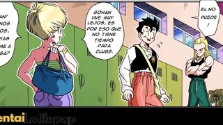 Gohan Se Folla a Su Amiga Rubia