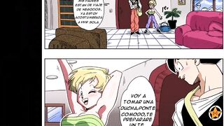 Gohan Se Folla a Su Amiga Rubia