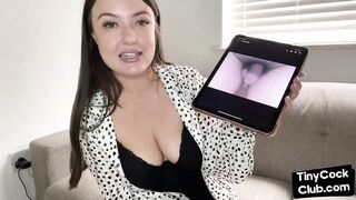 SPH femdom babe talks bad about small cocks in solo video