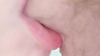 HD CLOSE UP THROATING BLOWJOB