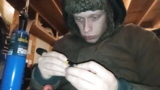 Smoking Dabs at a friend's house and she sucks my dick