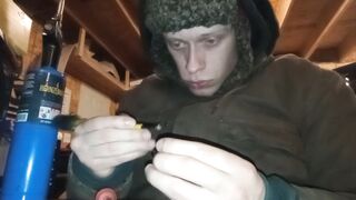 Smoking Dabs at a friend's house and she sucks my dick