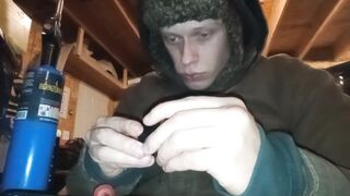 Smoking Dabs at a friend's house and she sucks my dick