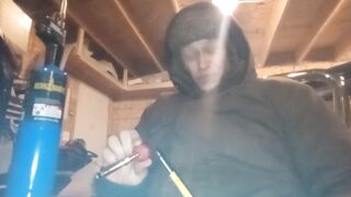 Smoking Dabs at a friend's house and she sucks my dick