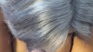 Slow passionate head turns into a sloppy gagging face fuck