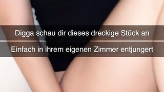 Deutsche Türkin wird bei sich Zuhause auf Snap entjungfert