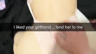 Met a girl at School and i Fucked her On Snapchat while talking with her Boyfriend