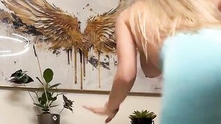 Cute Blonde Dancing Striptease, Oh, It Seems She Is Also Masturbate Watch Now