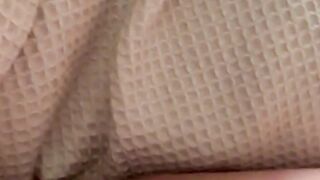 Big klit, tiny hole and very creamy orgasm