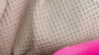 Big klit, tiny hole and very creamy orgasm