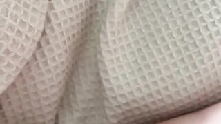 Big klit, tiny hole and very creamy orgasm