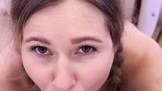 Beauty Sucks Dildo POV