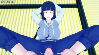 Naruto Hinata Hyuga Gives You A Footjob Hentai POV