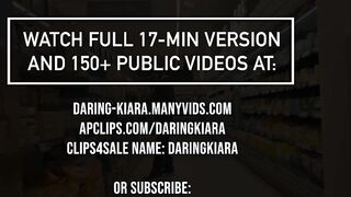 Public Embarrassing Pantsing in Supermarket - Asian Latina DaringKiara Exhibitionist Risky Public Nudity Challenge