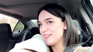 Ersties - Exciting sex in the car with Harper