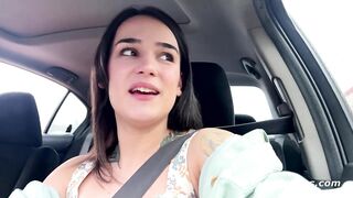 Ersties - Exciting sex in the car with Harper