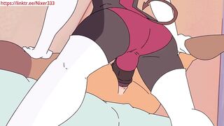 Lesbian Futa Furry hentai animation