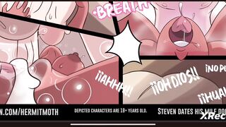 Adulto Steven tiene romance con su profesora y la folla con su enorme verga comic para adultos