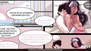 Adulto Steven tiene romance con su profesora y la folla con su enorme verga comic para adultos