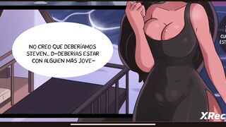 Adulto Steven tiene romance con su profesora y la folla con su enorme verga comic para adultos