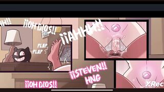 Adulto Steven tiene romance con su profesora y la folla con su enorme verga comic para adultos