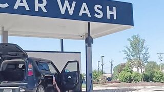 Haybabe at the Carwash