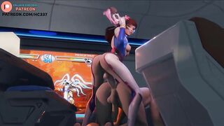 FUTANARI D.VA ENJOY FAN HOLE AFTER EVENT | OVERWATCH FUTA HENTAI