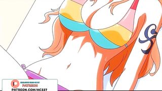 NAMI ONE PIECE BEACH HENTAI ANIMATED STORY 4K 60FPS