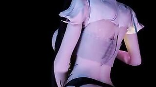 3D big boobs Asian slut shaking her big naturals