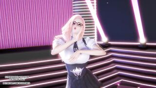 [MMD] Twice - Scientis Seraphine Sexy Kpop Dance League of Legends Hentai Uncensored 4K 60FPS