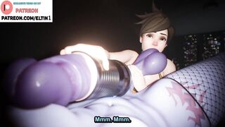 Tracer Conducts Sex Game Futa Toy Vs Girl | Best Futa Hentai 4k 60fps