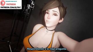 Tracer Conducts Sex Game Futa Toy Vs Girl | Best Futa Hentai 4k 60fps