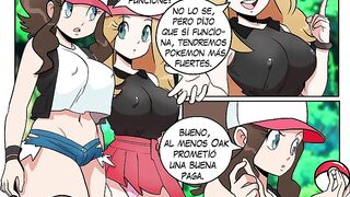 Serena and Liza fuck with pokemons