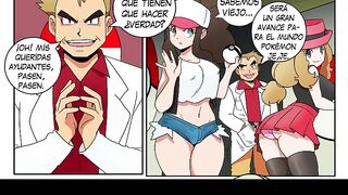 Serena and Liza fuck with pokemons