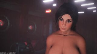 Lara Croft in the Orgasm Machine