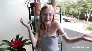 Ersties - Petite Babe Gets Off With a Dildo