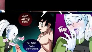 Vados le enseña el nuevo entrenamiento a Goku y Acaba Montando su ENORME VERGA - Dbz Hentai