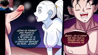 Vados le enseña el nuevo entrenamiento a Goku y Acaba Montando su ENORME VERGA - Dbz Hentai