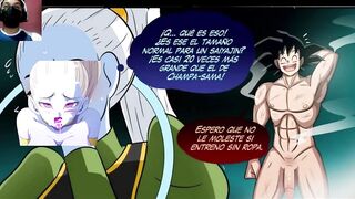 Vados le enseña el nuevo entrenamiento a Goku y Acaba Montando su ENORME VERGA - Dbz Hentai