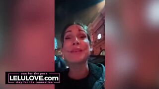 Babe records selfies at her first Halloween Horror Night HHN night at Universal Studios w/ cosplay costume makeup - Lelu Love