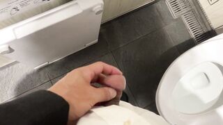 2_Masturbating in a public toilet