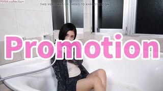 Japanese horny woman has orgasm in bathtub, masturbation, WET&MESSY