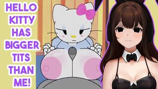 Beat Banger is getting wild - hello kitty big titty and massive ass | Hentai Vtuber React