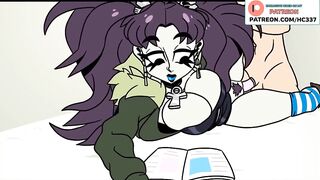 THIS BIG ASS GIRL SO INTERESTING TO FUCK WITH HER NEW BOYFREND | HENTAI ANIMATED FUCK 60FPS